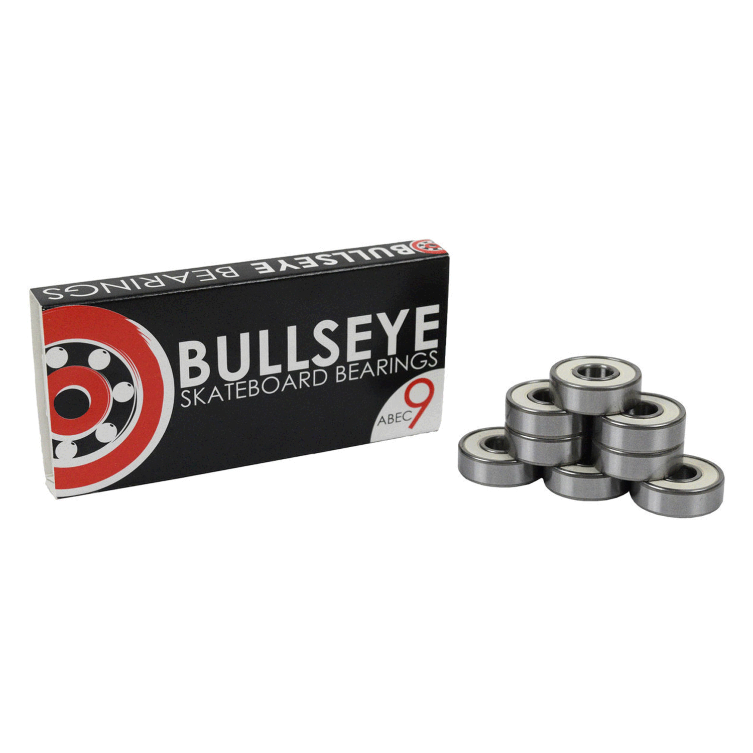 Bullseye ABEC 9 Skateboard & Longboard Bearings